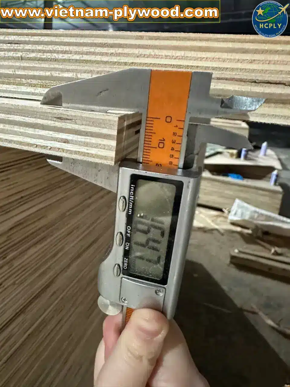 quality inspection mm plywood thickness vietnam hcply